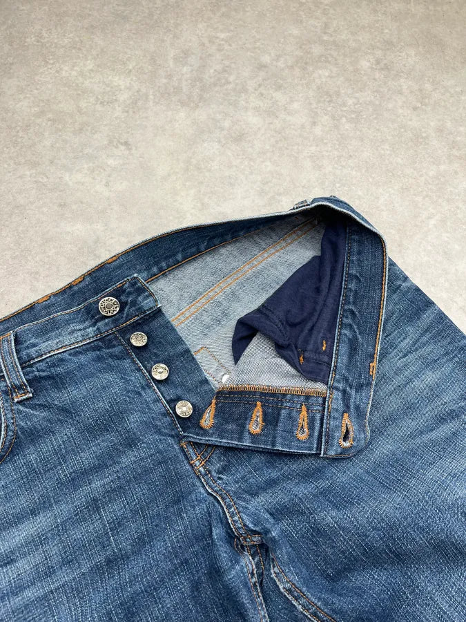 2000s Gucci Classic Blue Denim Jeans CgxOWpy 9