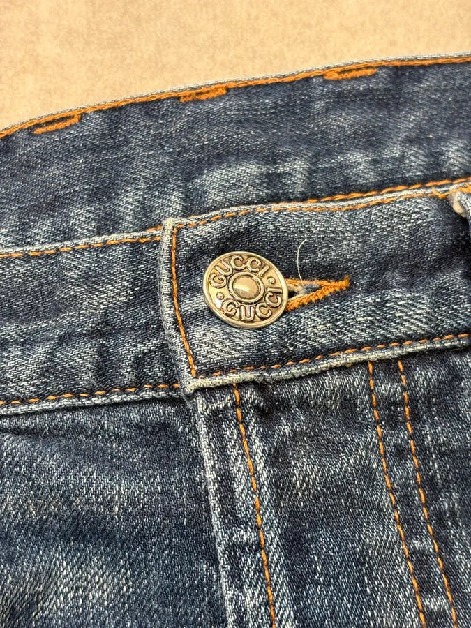 2010s Gucci Classic Slim Denim Jeans FeySRYh 7