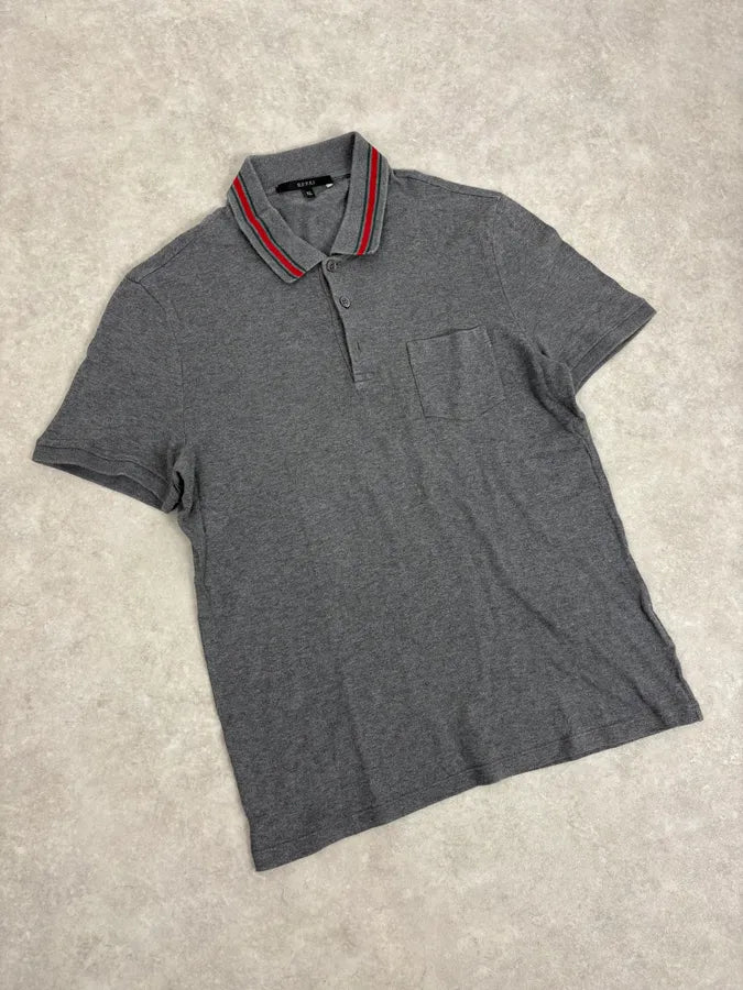 2010s Gucci Classy Signature Grey Polo FycpZlh 3
