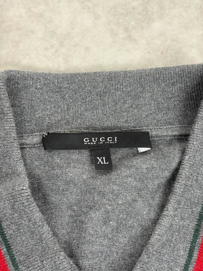 2010s Gucci Classy Signature Grey Polo FycpZlh 9