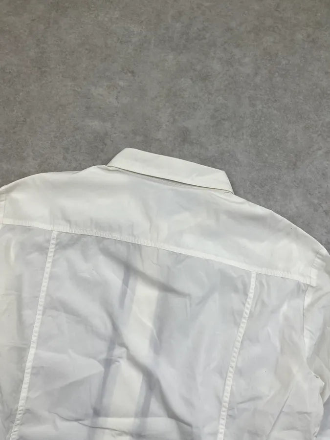 2000s Gucci Creamy Striped Shirt JGwrXmm 5