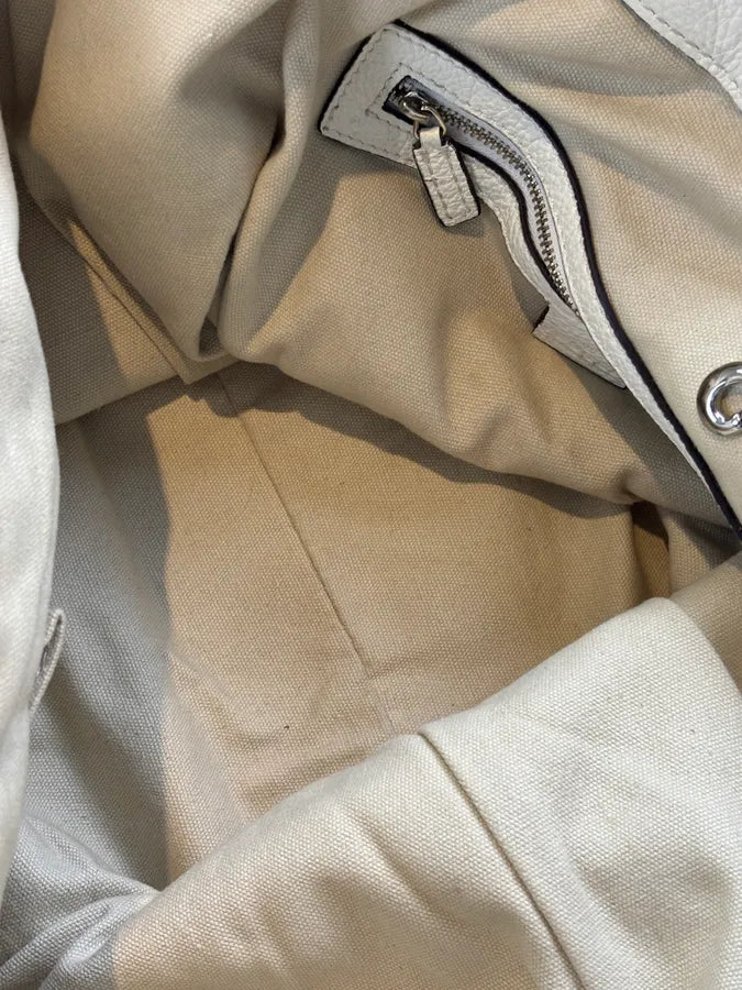 SS2010 Gucci Cream Leather Horsebit Tote Bag by Frida Giannini YtFlnXO 13