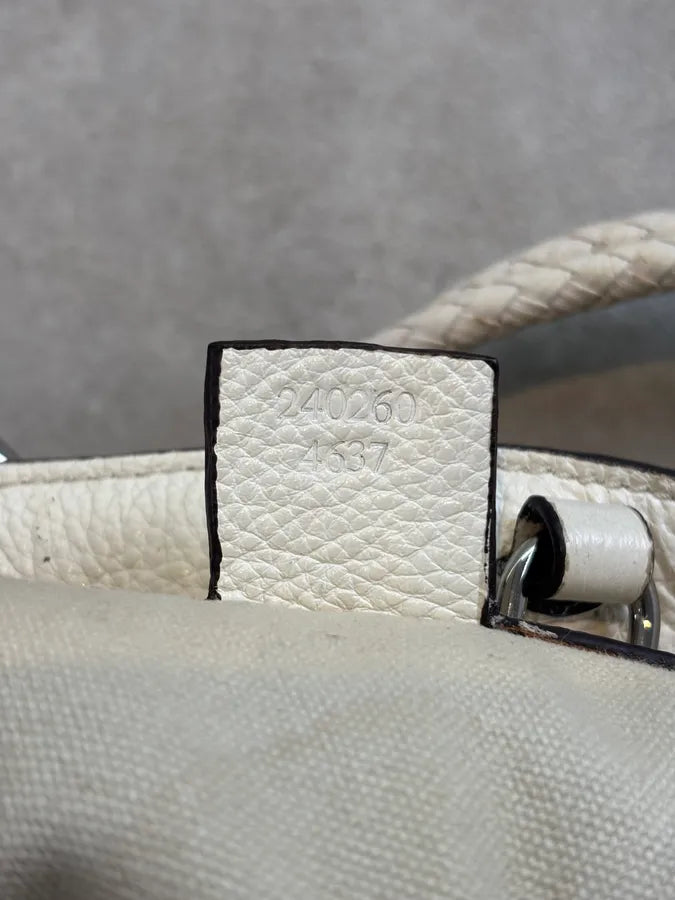 SS2010 Gucci Cream Leather Horsebit Tote Bag by Frida Giannini YtFlnXO 15