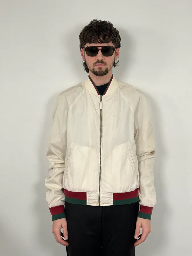 2000s Gucci Creamy White Signature Jacket TTbIJUg 1