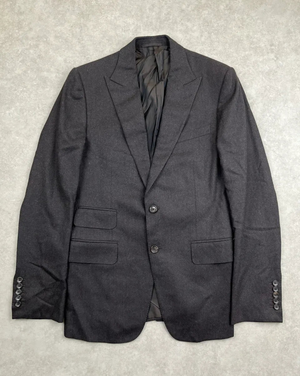 2000s Gucci Dark Brown Wool Blazer Jacket by Tom Ford lZFqvLo 0