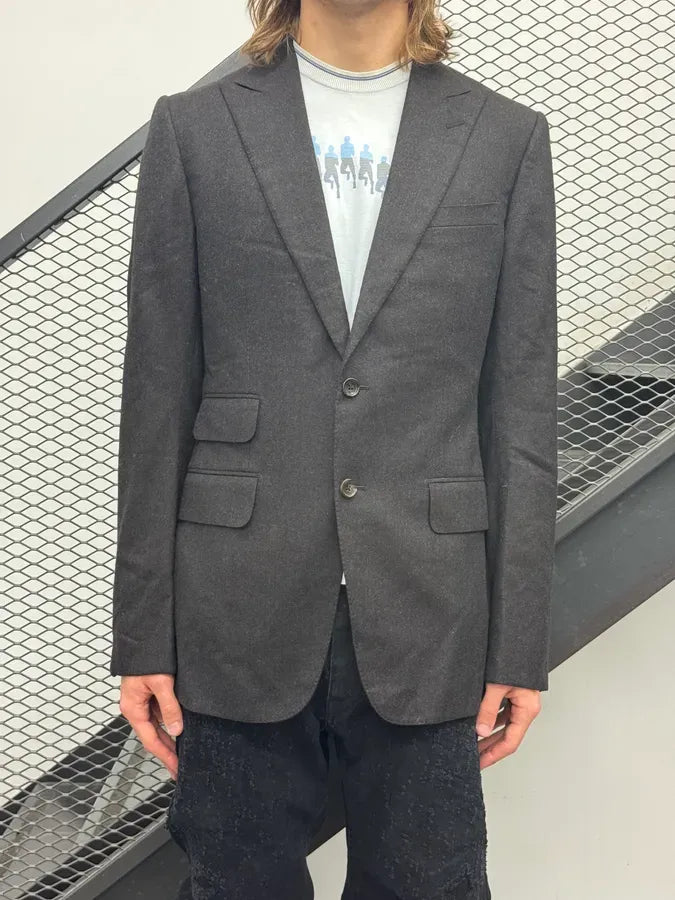 2000s Gucci Dark Brown Wool Blazer Jacket by Tom Ford lZFqvLo 1