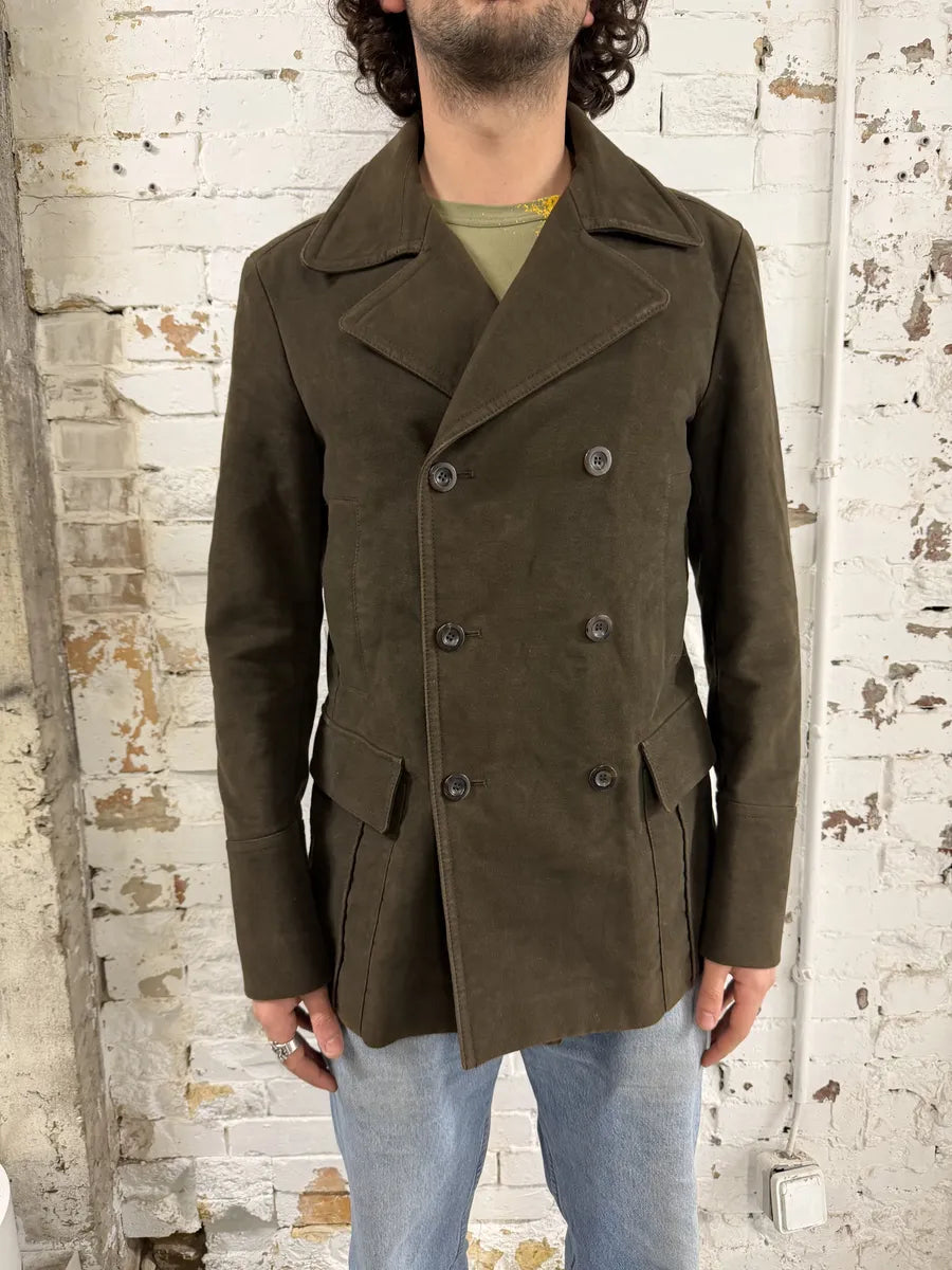 2000s Gucci Dark Green Peacoat Jacket AvxliQL 1