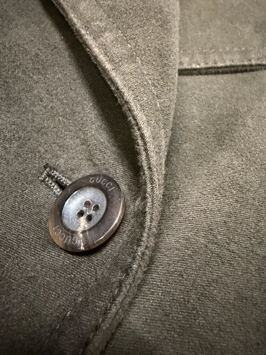 2000s Gucci Dark Green Peacoat Jacket AvxliQL 9