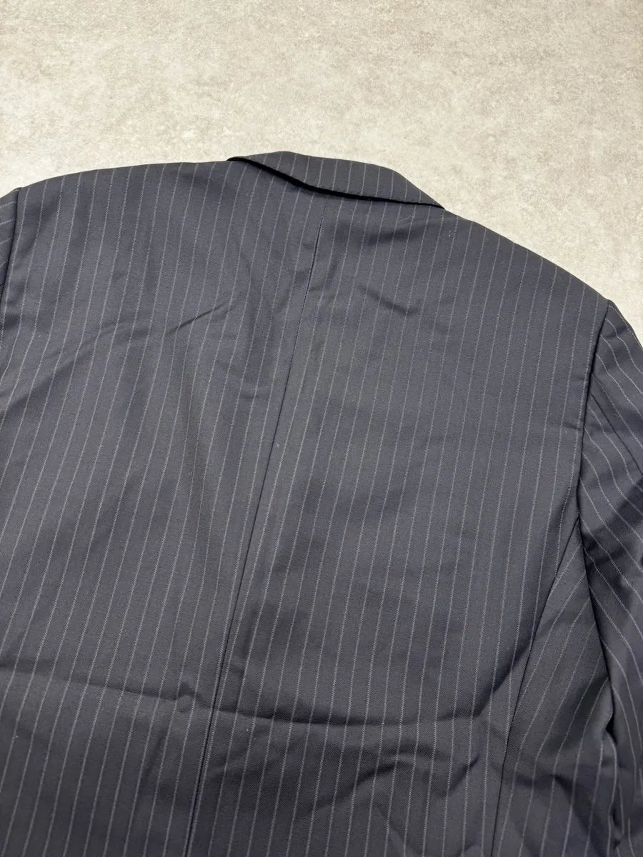 AW1999 Gucci Dark Navy Pinstripe Blazer Jacket by Tom Ford lNyrUaV 5