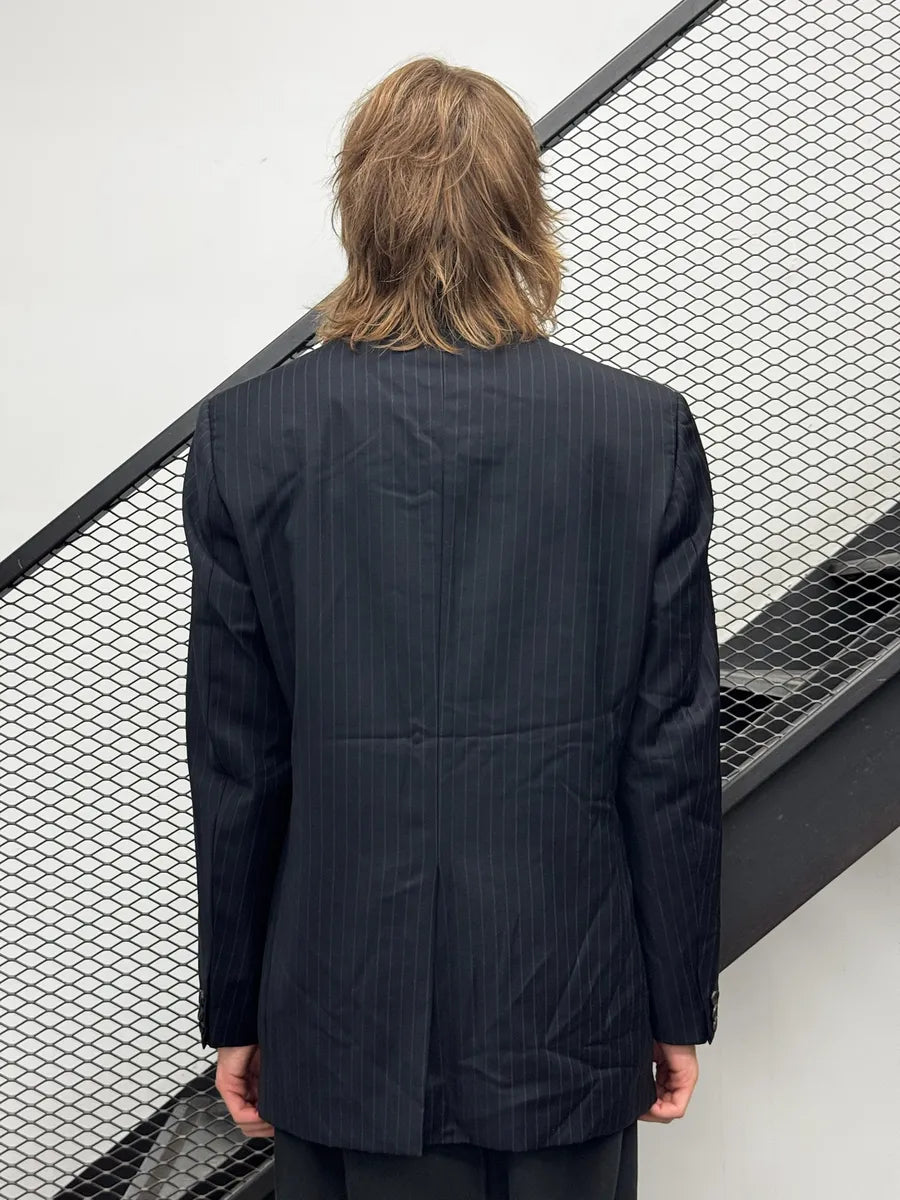 AW1999 Gucci Dark Navy Pinstripe Blazer Jacket by Tom Ford lNyrUaV 1