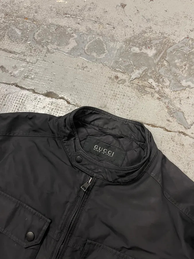 2000s Gucci Double Pocket Black Jacket wLZcbjd 4