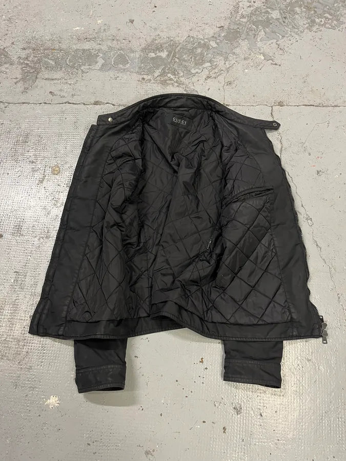 2000s Gucci Double Pocket Black Jacket wLZcbjd 7