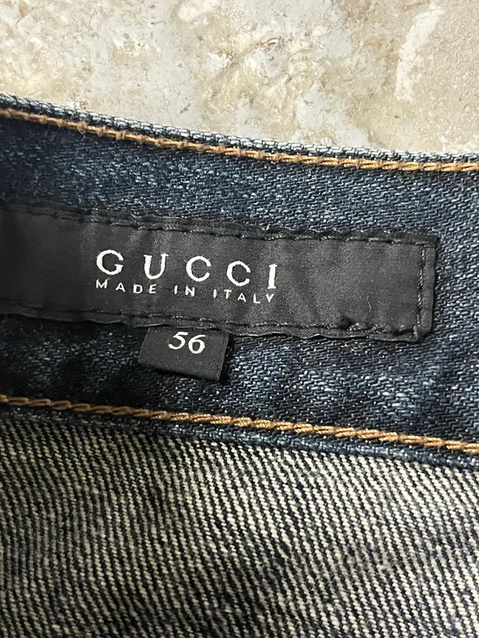 AW2007 Gucci Faded Blue Denim Jeans HhELlqv 10