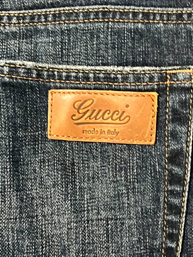 AW2007 Gucci Faded Blue Denim Jeans HhELlqv 8