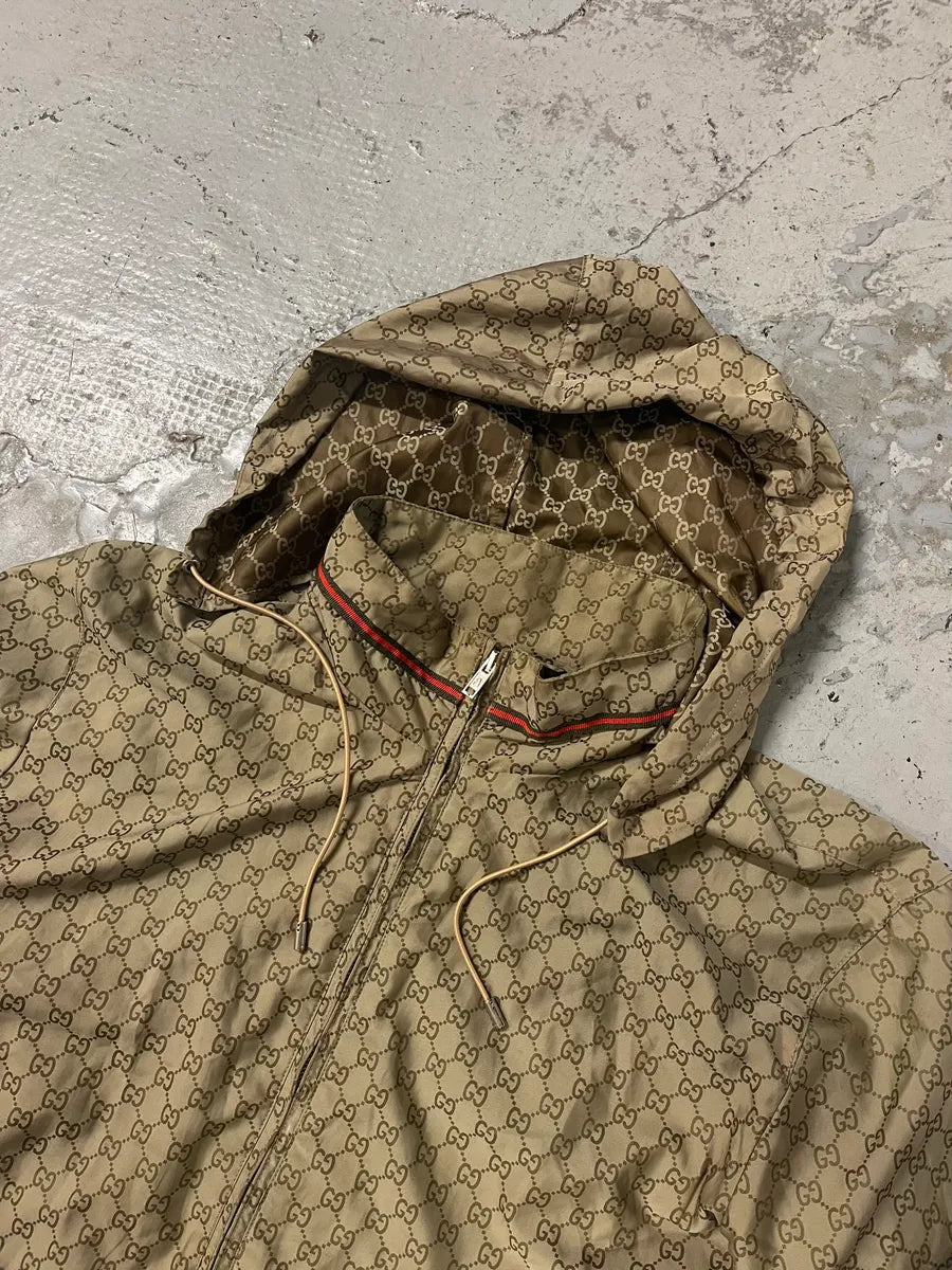 SS2011 Gucci G Beige Hooded Light Jacket ZehrlQL 5