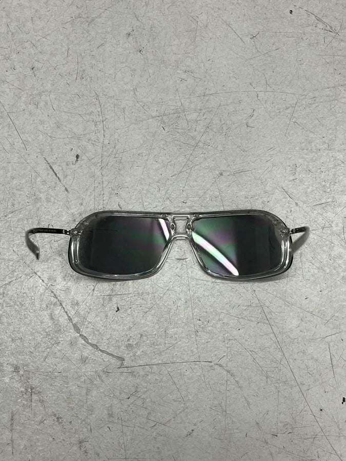 2000s Gucci Gray Metal Vintage Sunglasses XkcPtXh 8