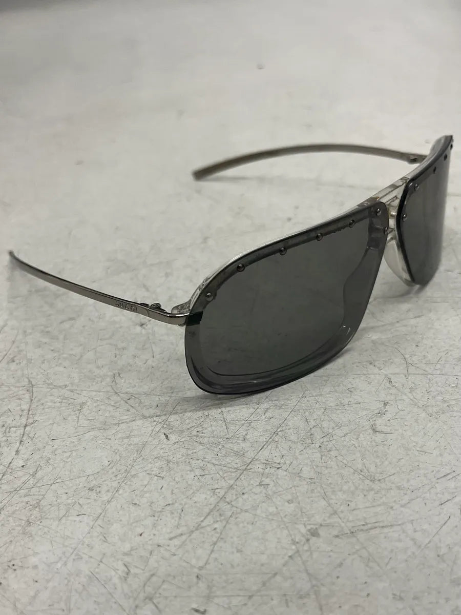 2000s Gucci Gray Metal Vintage Sunglasses XkcPtXh 7