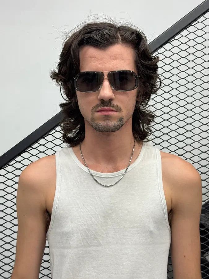 2000s Gucci Gray Metal Vintage Sunglasses XkcPtXh 1