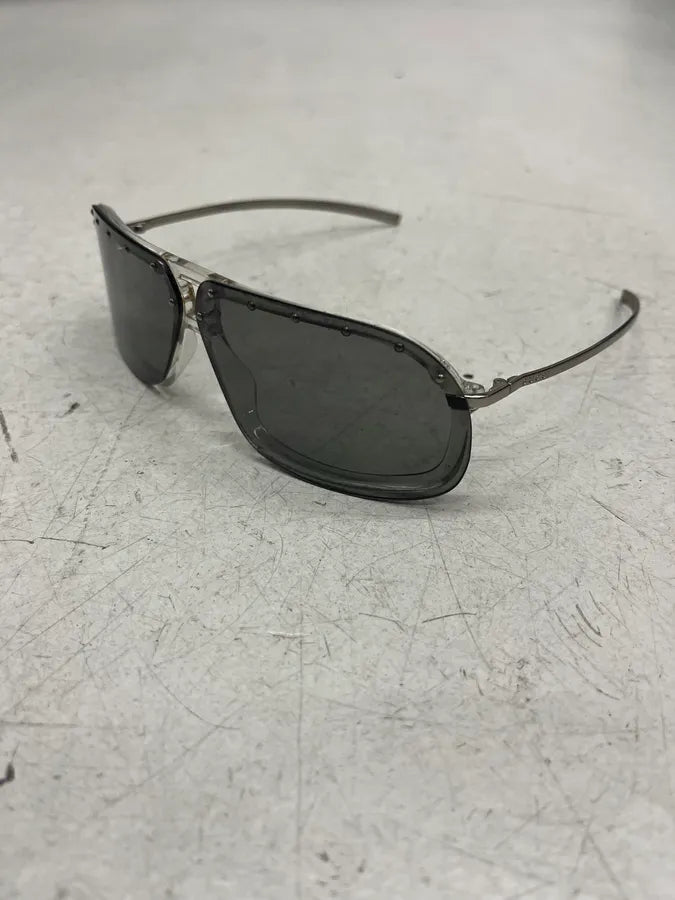 2000s Gucci Gray Metal Vintage Sunglasses XkcPtXh 3