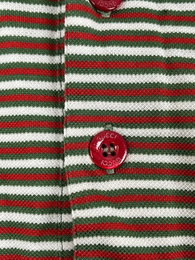 SS2009 Gucci Green & Red Striped Polo ezYZpeW 7
