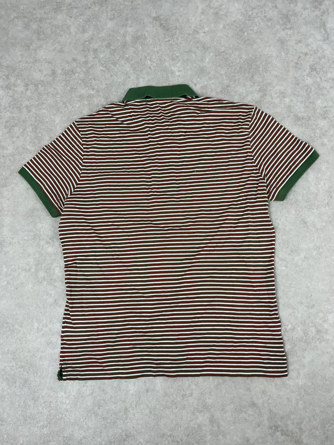 SS2009 Gucci Green & Red Striped Polo ezYZpeW 5