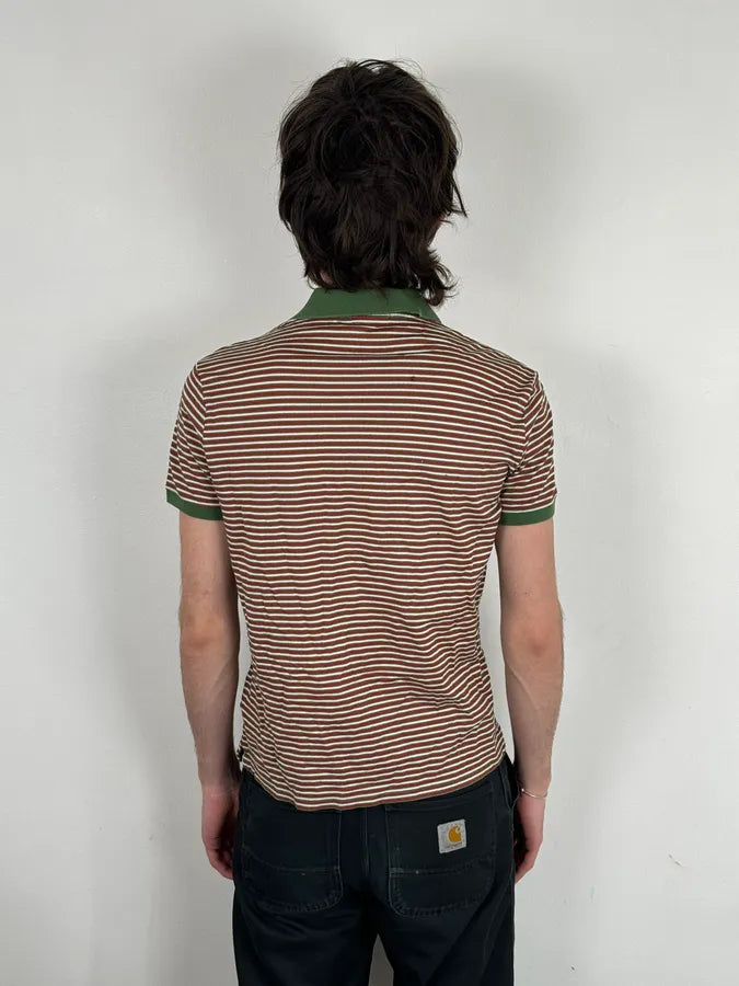 SS2009 Gucci Green & Red Striped Polo ezYZpeW 2