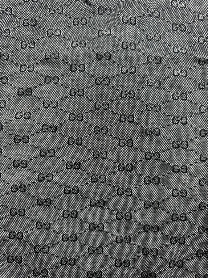 2010s Gucci Grey & Blue Collar Monogram Polo wwQpLfo 7