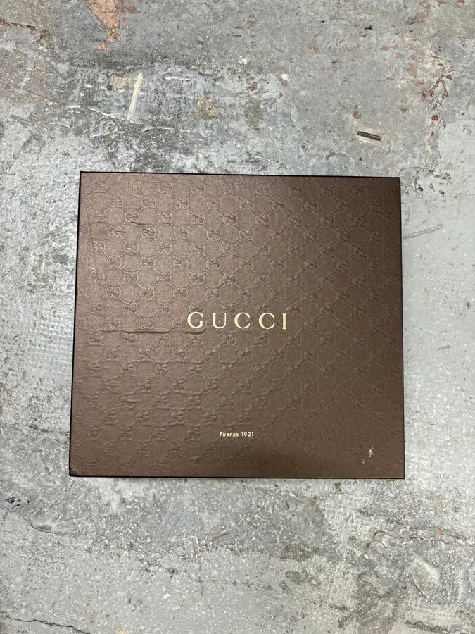 2000s Gucci Brown Biker Buckles Ankle Eroded Suede Leather Boots qoyLGrF 11