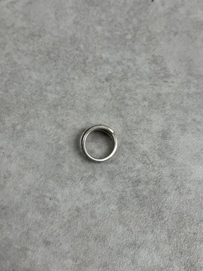 2000s Gucci Grey Circle Snake Ring ZQRBMQF 2