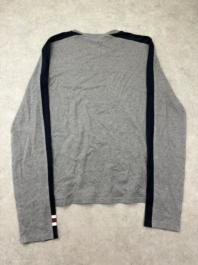 SS2010 Gucci Grey Embroidered Logo Longsleeve by Frida Giannini wEJjKeA 5
