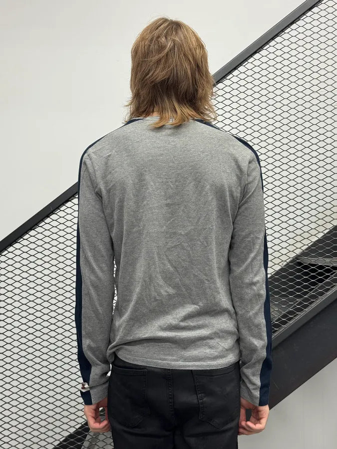 SS2010 Gucci Grey Embroidered Logo Longsleeve by Frida Giannini wEJjKeA 2