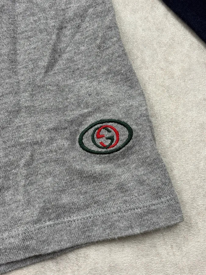 SS2010 Gucci Grey Embroidered Logo Longsleeve by Frida Giannini wEJjKeA 7