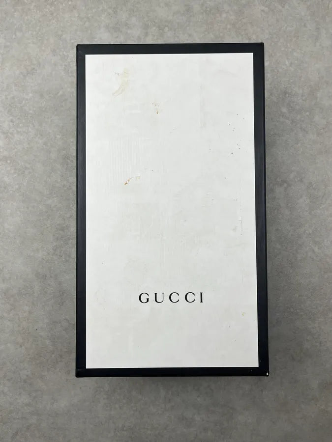 2000s Gucci Grey Leather Monogram High Sneakers AvsIdEp 11
