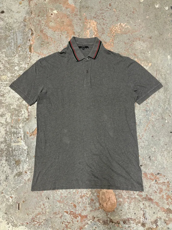 2000s Gucci Grey Minimalist Polo Shirt PLokKoi 2
