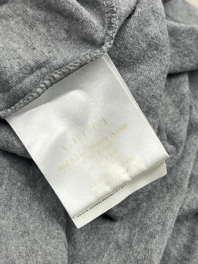 2010s Gucci Grey Painted Striped T-Shirt iIwZRVh 7