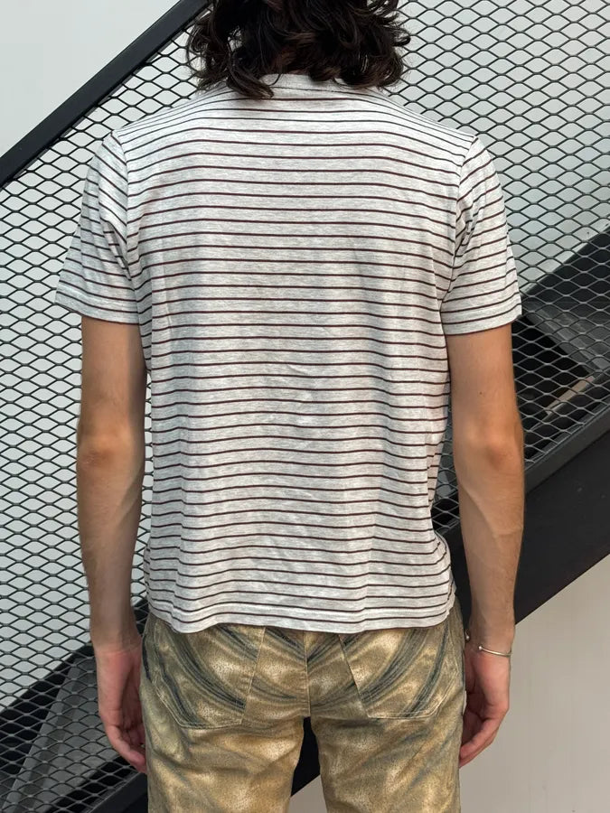 2000s Gucci Grey Striped T-Shirt FCPyXpU 2