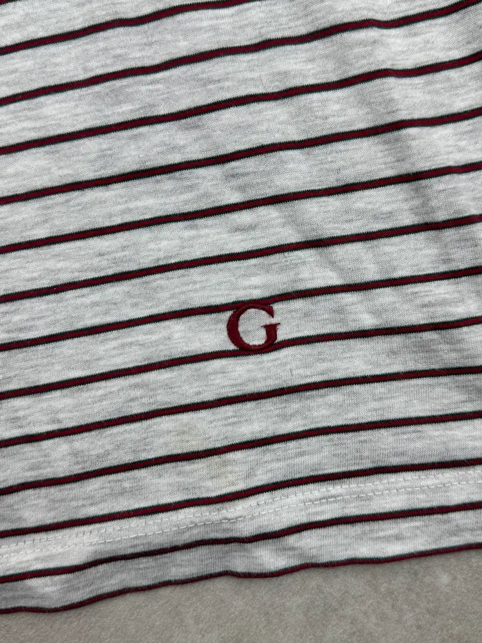 2000s Gucci Grey Striped T-Shirt FCPyXpU 9