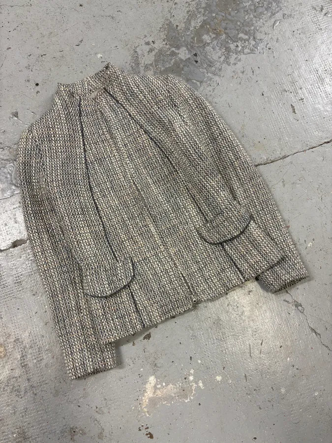 2000s Gucci Grey Tweed Jacket xOfKUIY 1