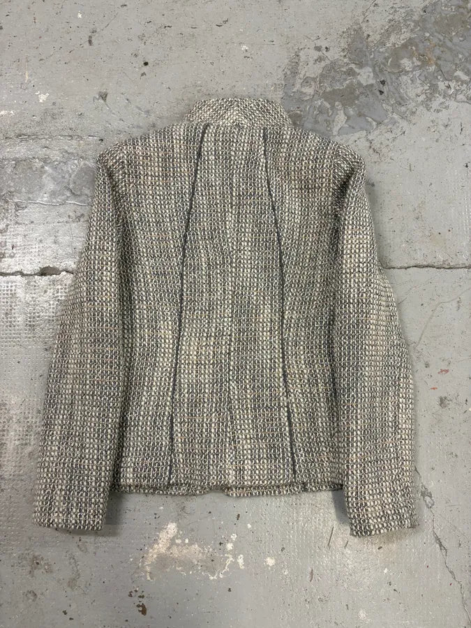 2000s Gucci Grey Tweed Jacket xOfKUIY 3