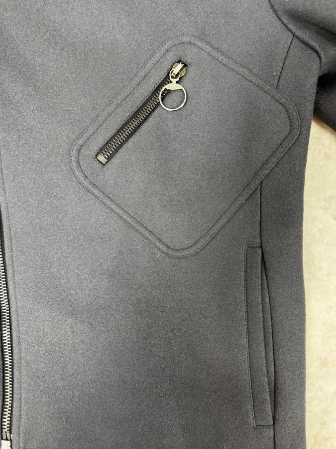 2000s Gucci Grey Wool Asymmetrical Jacket NSrjODX 9