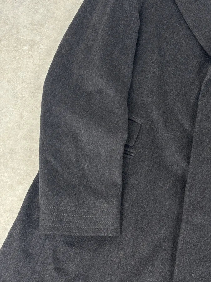 2000s Gucci Grey Wool Classy Long Coat PaLqLtl 9
