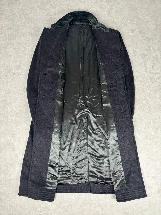 2000s Gucci Grey Wool Classy Long Coat PaLqLtl 7