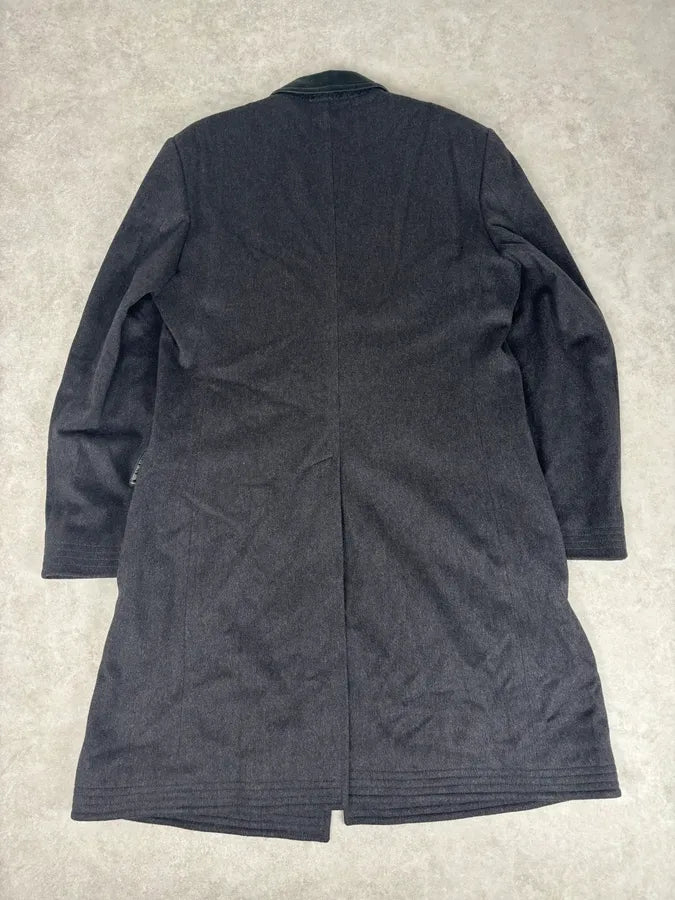 2000s Gucci Grey Wool Classy Long Coat PaLqLtl 4