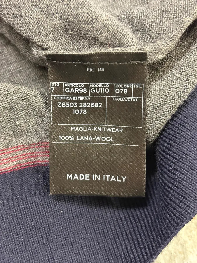 2010s Gucci Grey Wool Contrast Classy Sweater YBACTiU 9