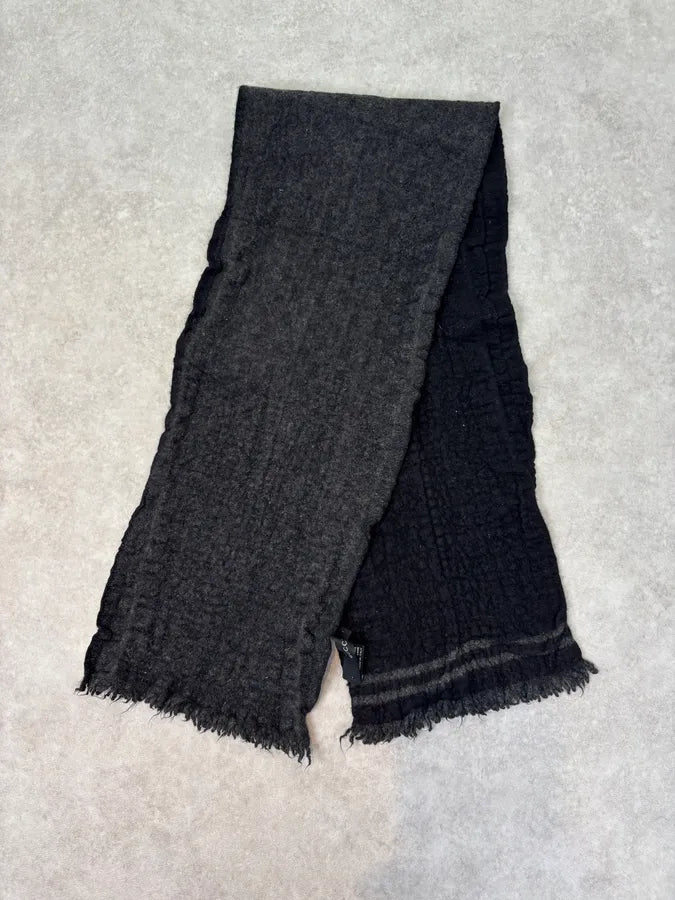 2000s Gucci Grey Wool Scarf KAdJlNf 0