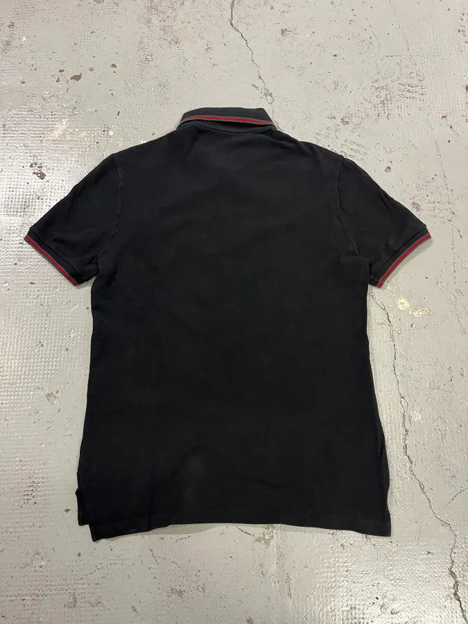 2000s Gucci Knight Brodery Black Polo by Frida Giannini owlGRqN 5
