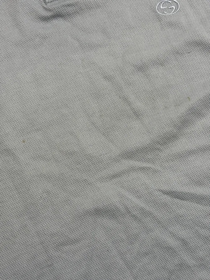 SS2002 Gucci Light Blue Minimalist Embroidered Logo Polo by Tom Ford XLtFOvq 8