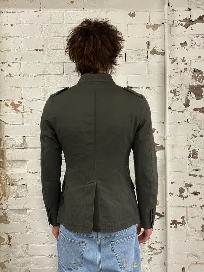 2000s Gucci Military Green Safari Cargo Jacket by Tom Ford eREKBCQ 2