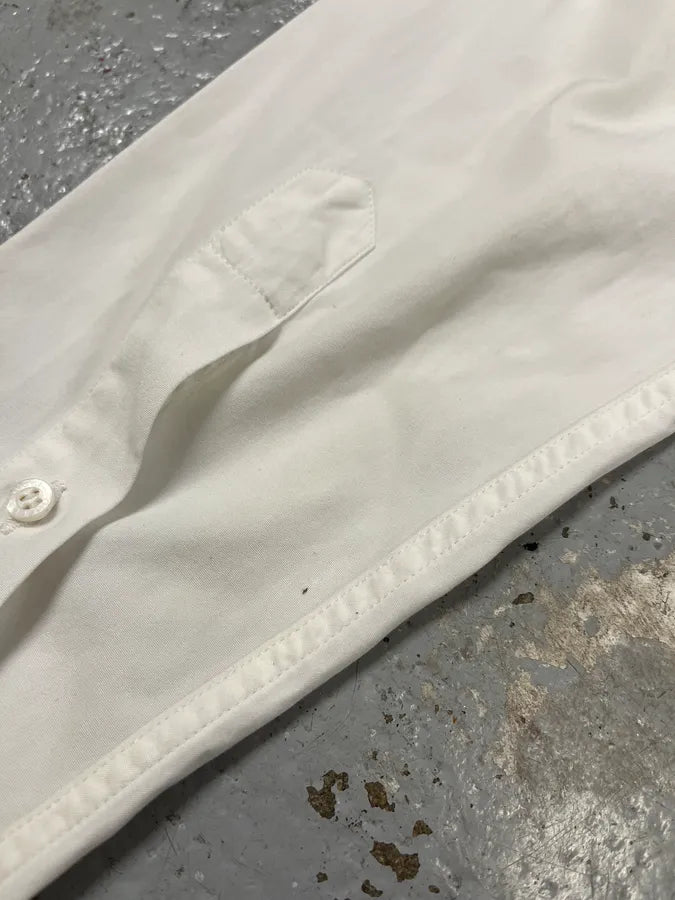 2000s Gucci Minimalist Skinny White Shirt rgcblwR 5