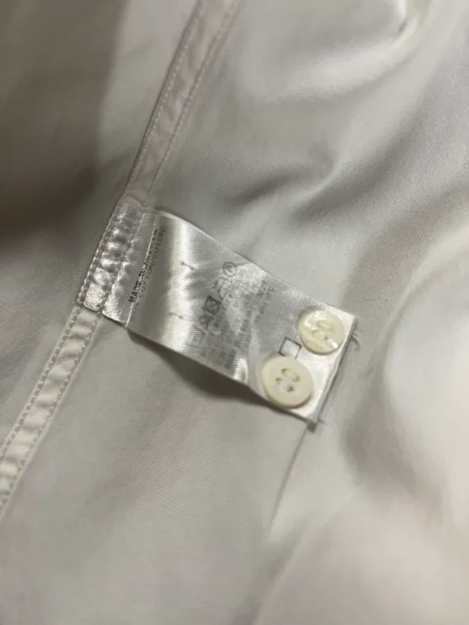 2000s Gucci Minimalist Slim White Shirt WhouoaL 10